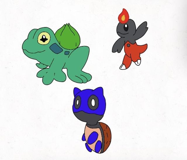 I generation swapped the gen 1 and 9 starters.