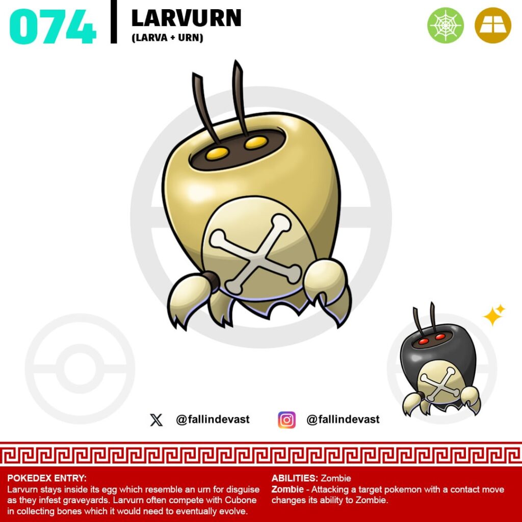 Cockroach Zombie Fakemon