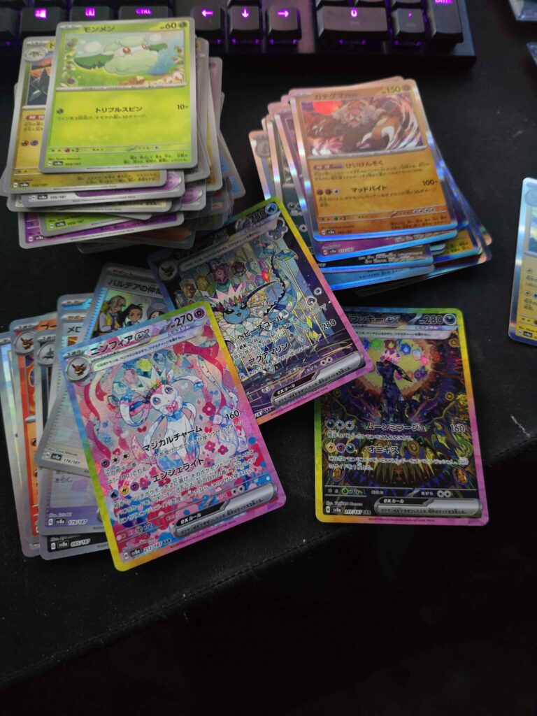 My friend ordered 3 boxes of Terastal Festival from Japan. The tcg demigods are watching.