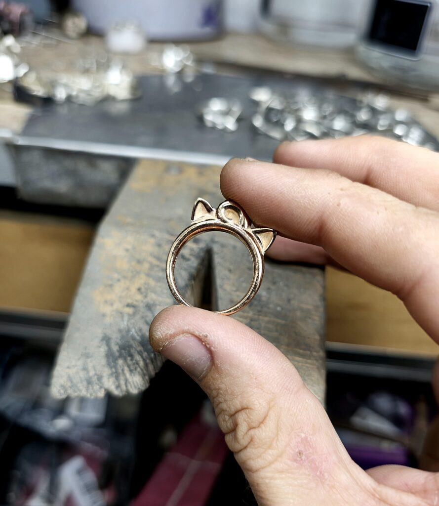 Jigglypuff ring by me (14K Rose Gold)