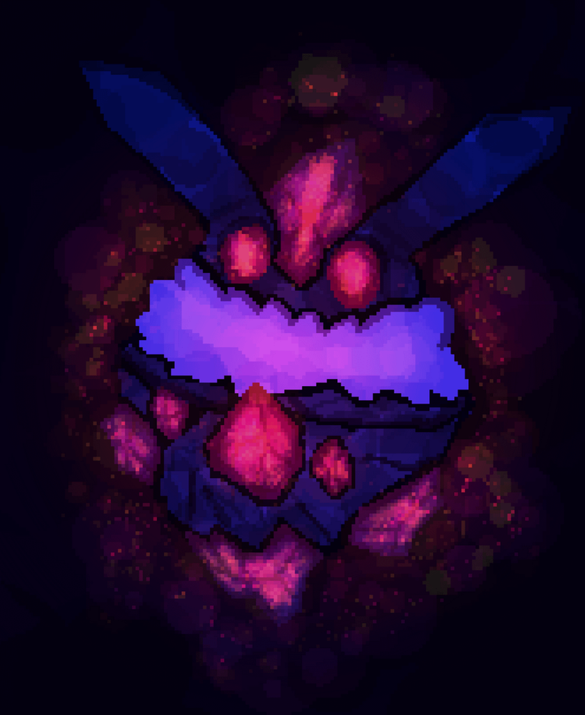 (OC) Quick Carbink Drawing (Two Versions)