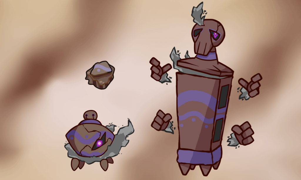 My region's first ancient pokemon (Renamed fossil mons) Rock/Ghost