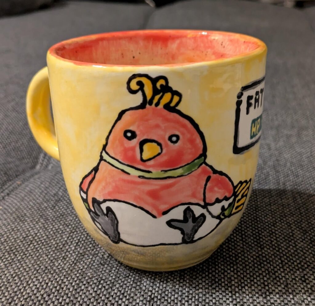 GF made me a fat Ho-Oh cup for my birthday and I love it!