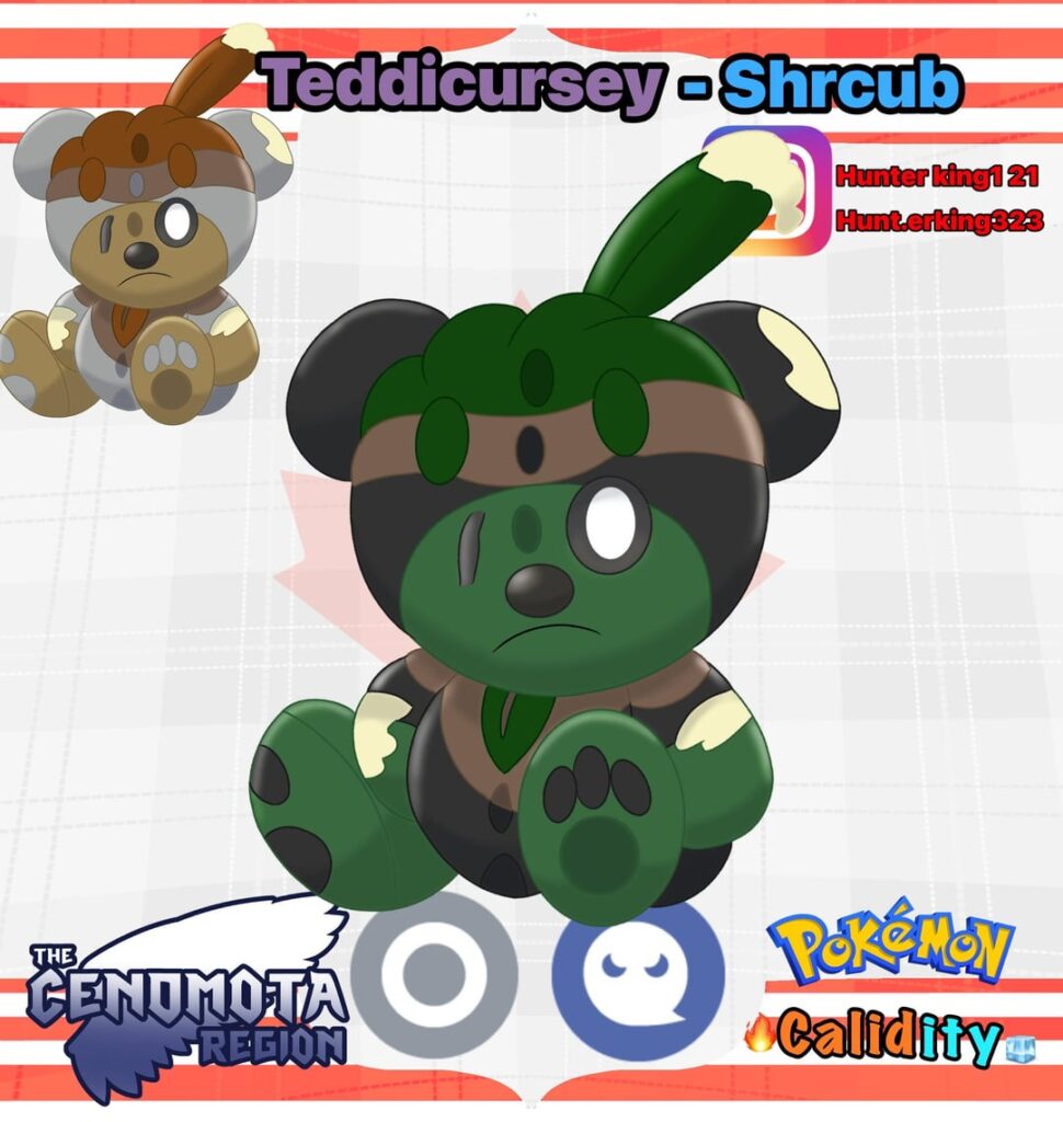 Here’s the final teddy bear variation based on my own bear Pokemon