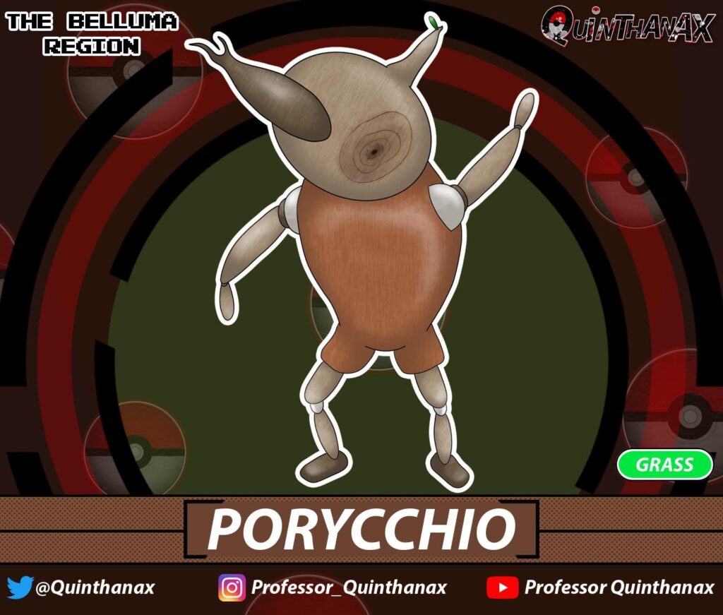 Porycchio the wooden marionette pokémon!