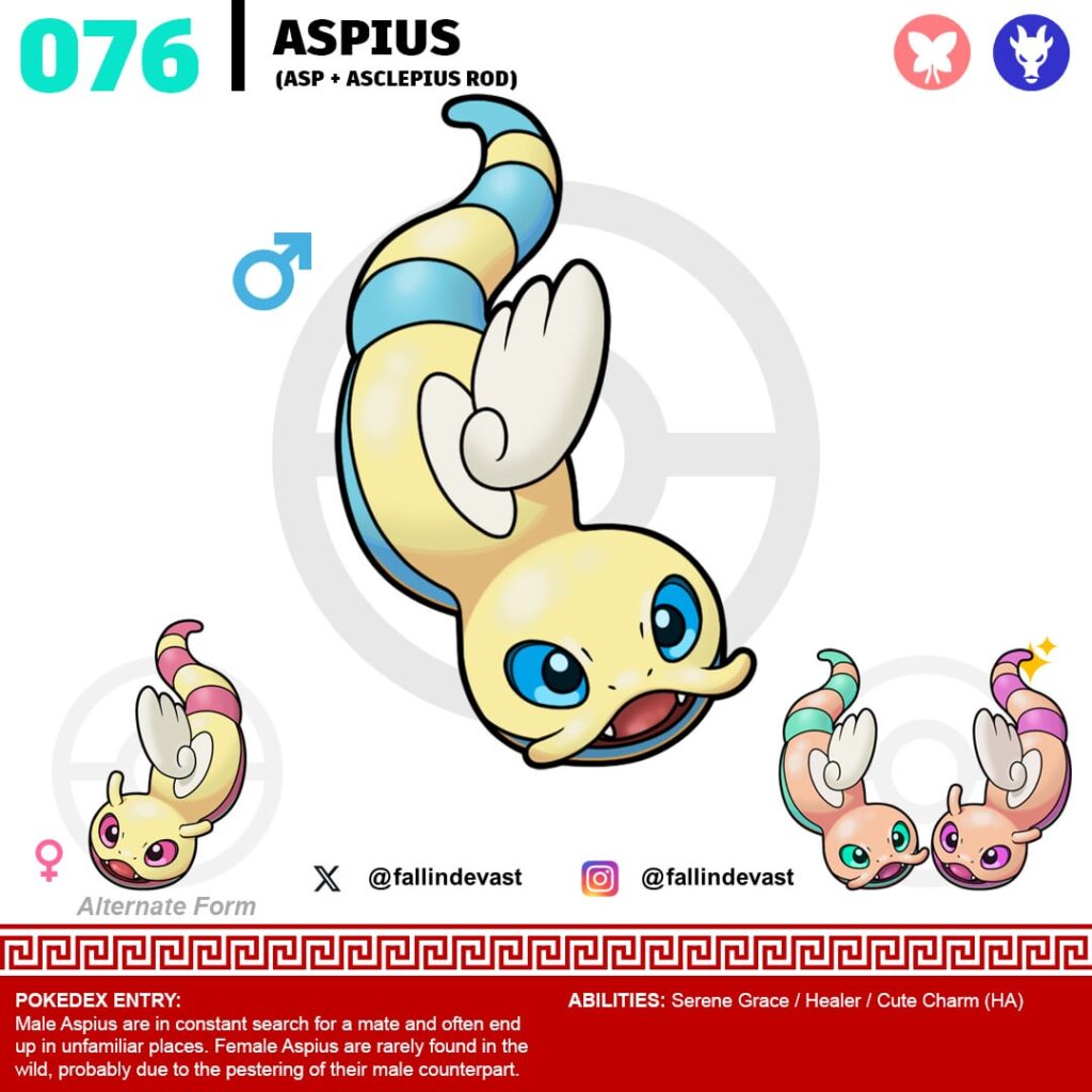 Dunsparce Regional Fakemon Line