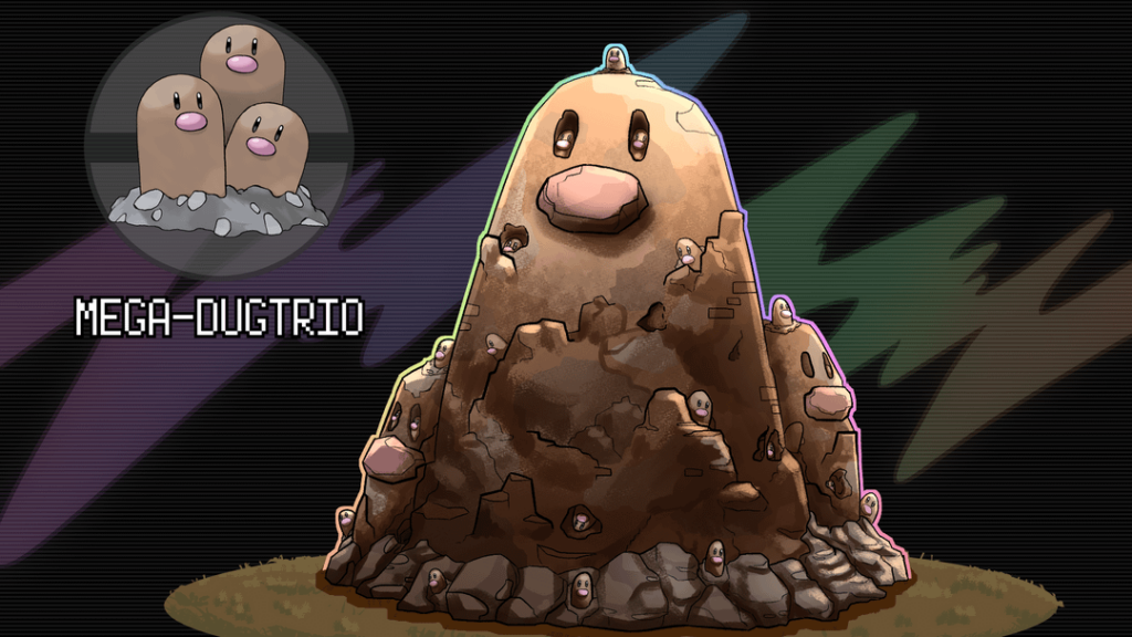 MEGA-DUGTRIO (+progress on gen 1megas)