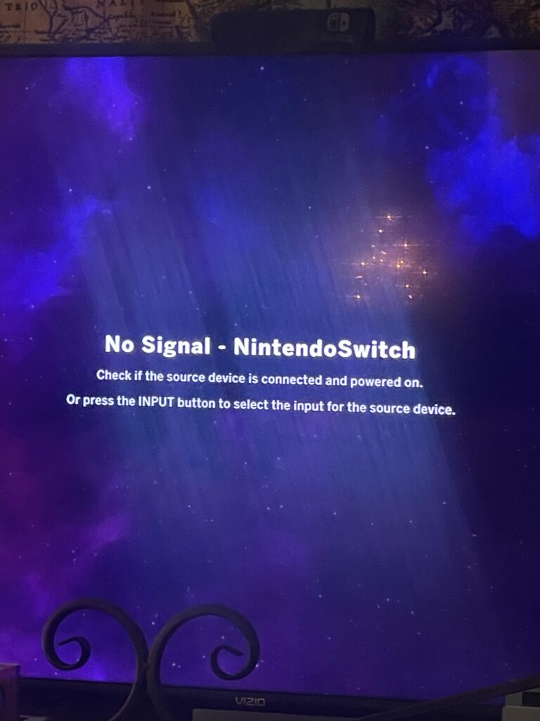 Switch Won’t Display On TV