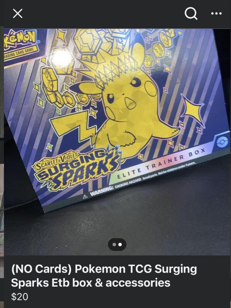 Facebook marketplace has the best scalpers