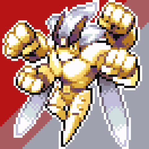 My take on a Machamp reboot in my design style (for my rom hack)