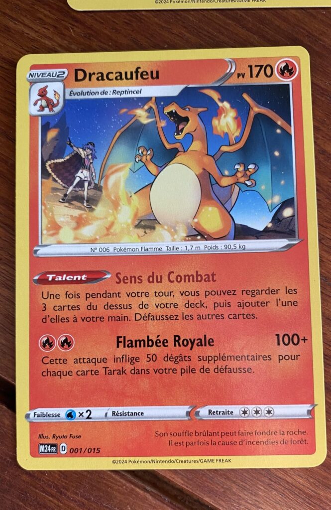 I got a Charizard in my Happy meal booster(FR)
