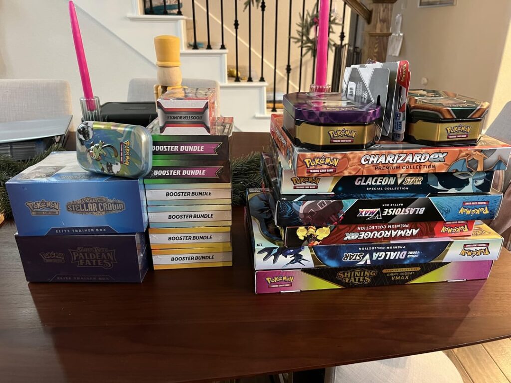 My daughters Christmas Pokémon haul