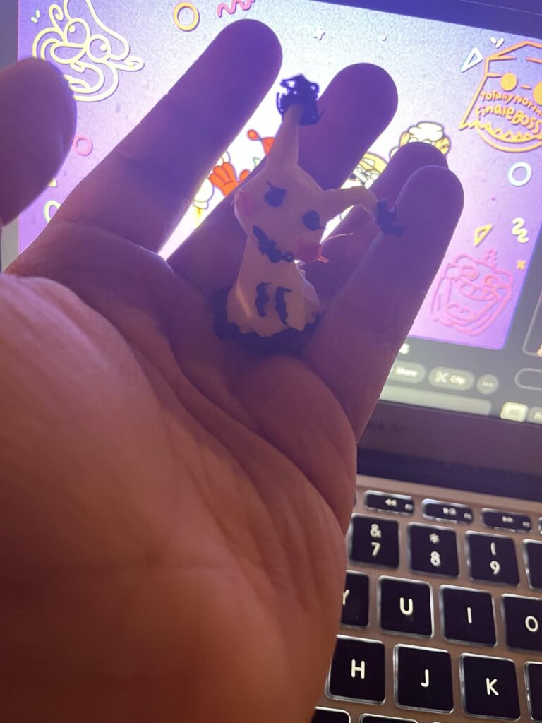 Mimikyu I 3d printed in robotics