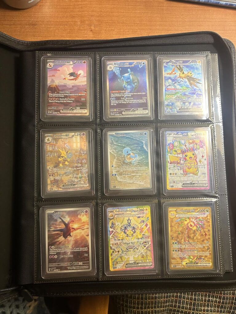 My hits binder after collecting for one month