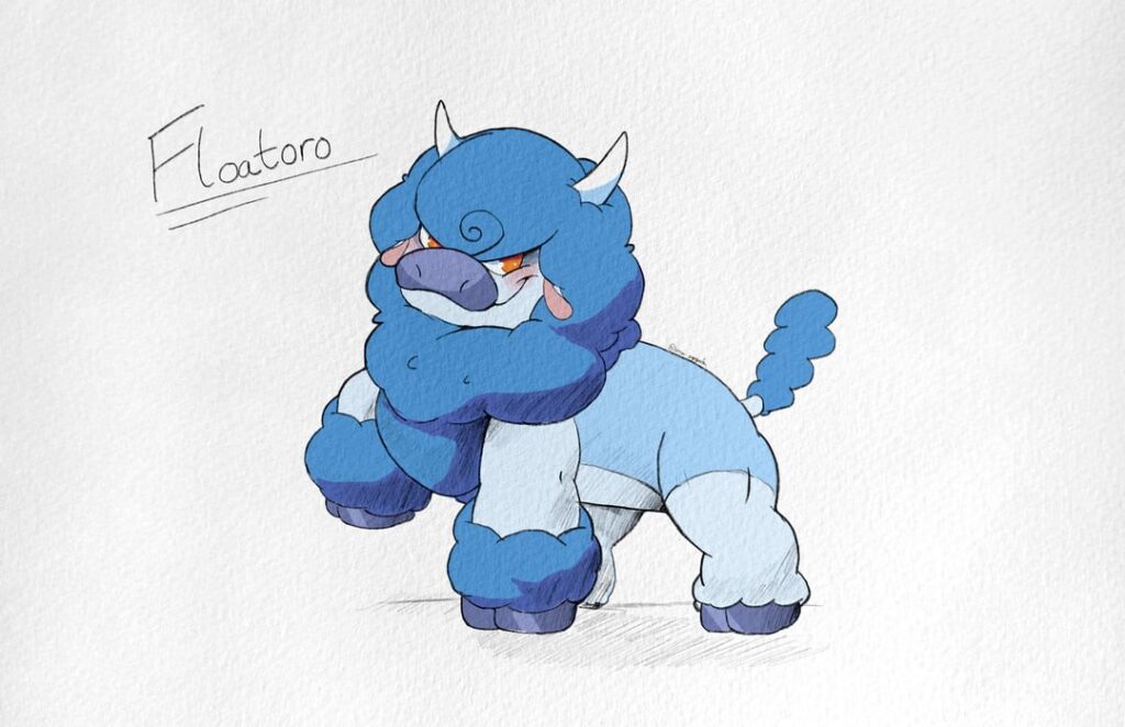 Floatoro - The Water Buffalo Fakemon (updated design)