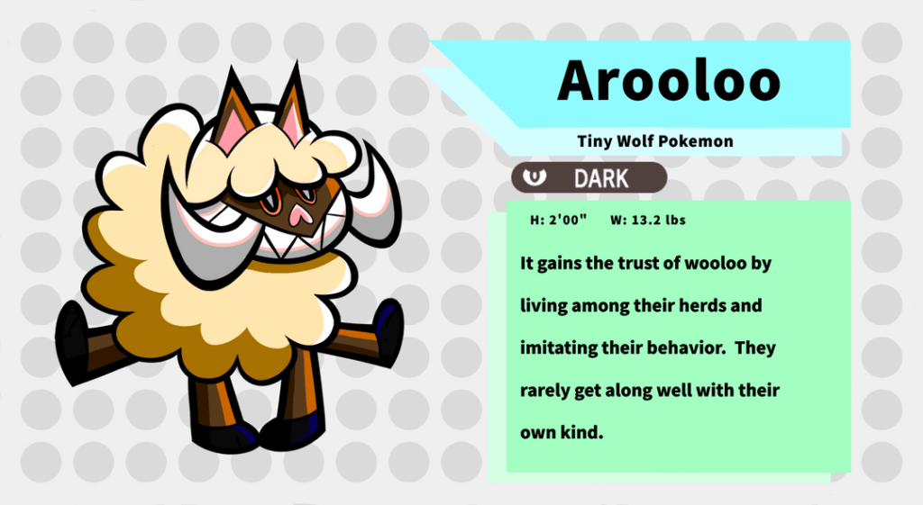 Convergent wooloo fakemon