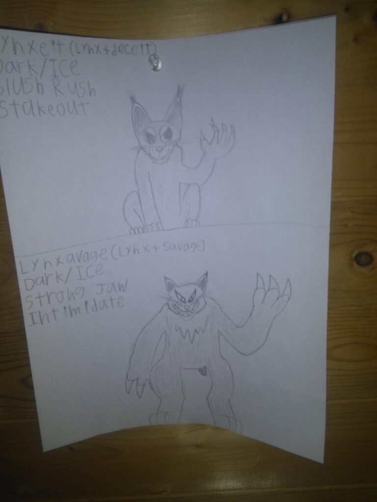 Some mons I made for a Canadian Pokemon region I'm working on, lemme know what y'all think (Sorry for low quality)