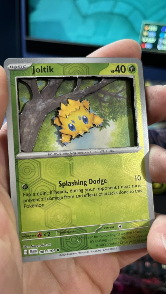 Very first attempt at a “3D” card