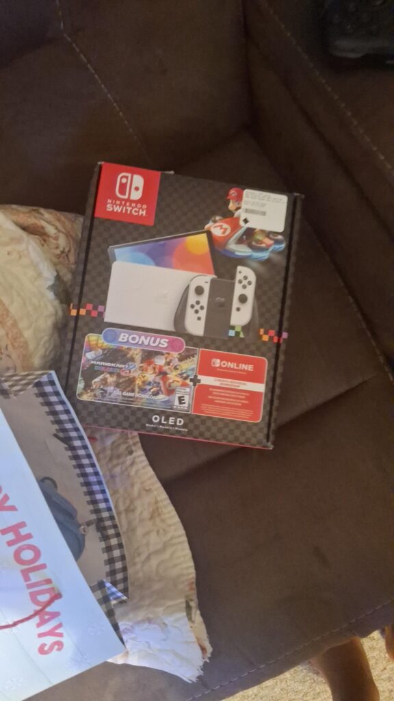 Got me an oled for Christmas Time to switch all my data over!