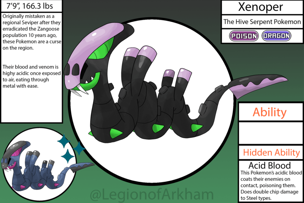 Familiar Build, New Nightmares. A Convergent Seviper Based on Xenomorphs
