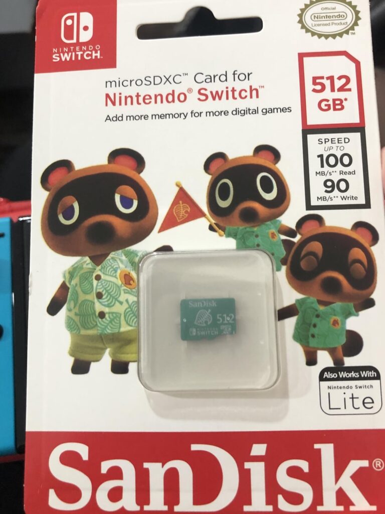 512gb SDcard has only 366gb