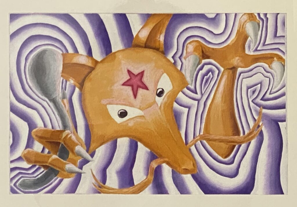 Had a go at painting Kadabra