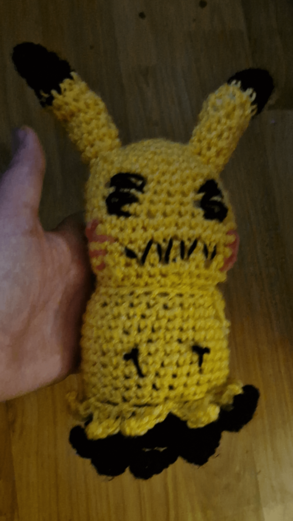 I crocheted this mimikyu for a friend