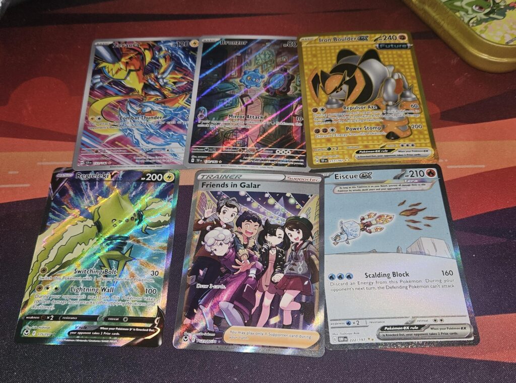 I'm getting back into Pokemon tcg so my fam gave me 20packs for the holidays. Absolutely love the full arts I got