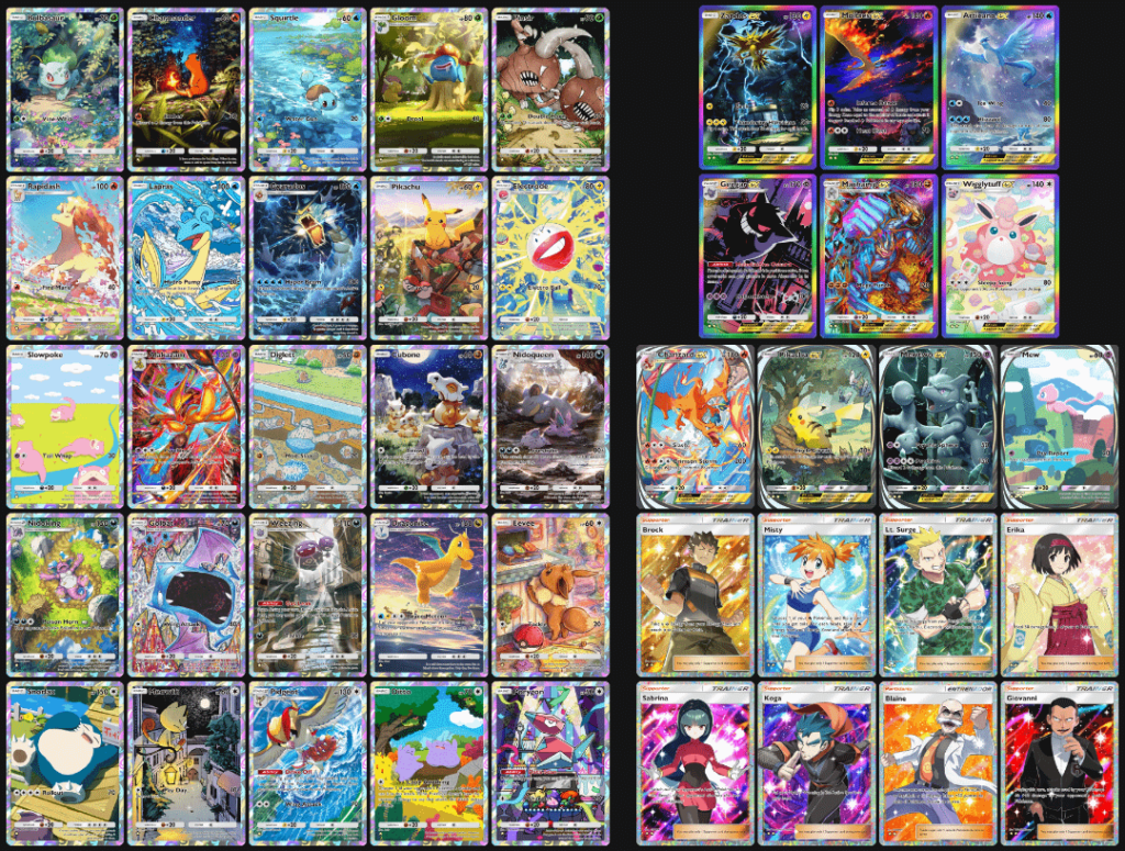 Kinda upset that they didn't use these artwork for the 151 set.