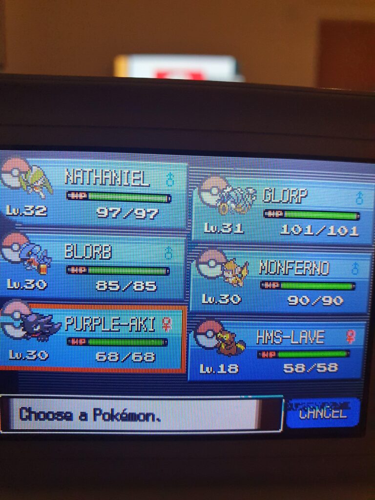 Need Gen 4 Party Advice