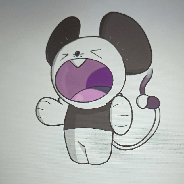 Bereavemaus,Normal/Ghost,from my old hand draw (I'm learning the digital draw ahahah)