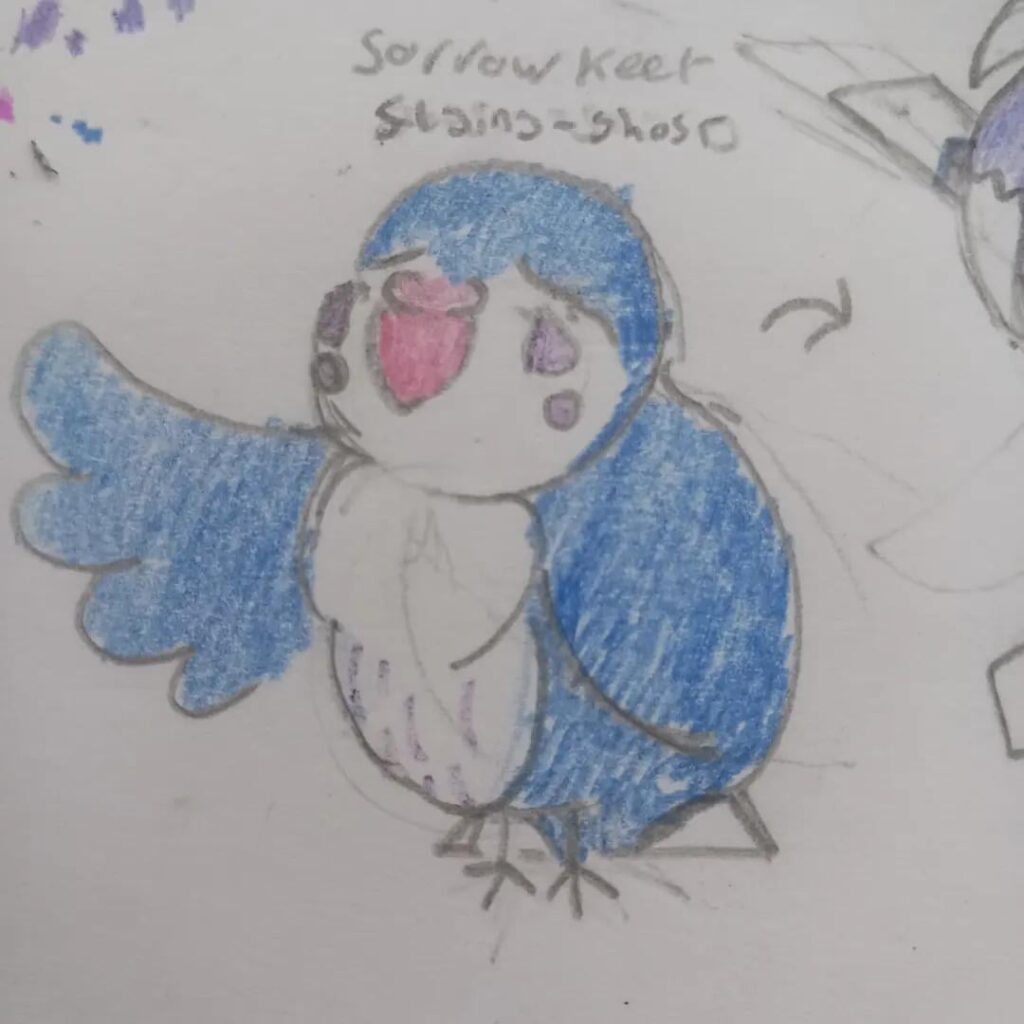 Regional birds for a New Zealand/South Pacific region. Sorrowkeet and its evolutions. (Ghost-Flying) (name suggestions appreciated)