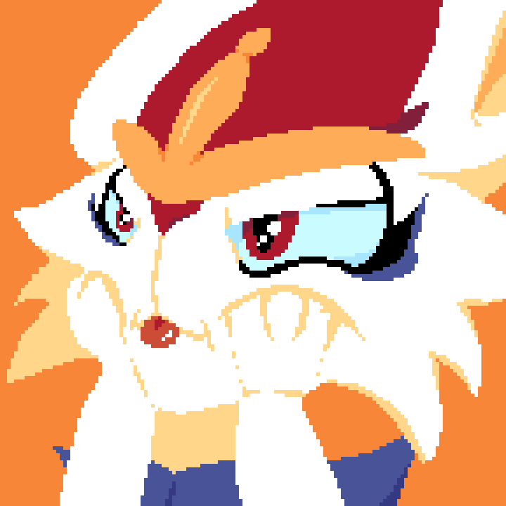 -Goofy Fire Rabbit- [By me]