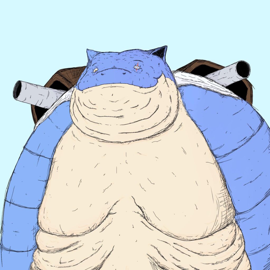 Day 11 of drawing each Pokémon in the order of the National-Dex (OC)