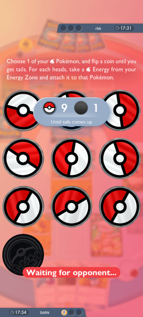 The Pokémon TCGP experience