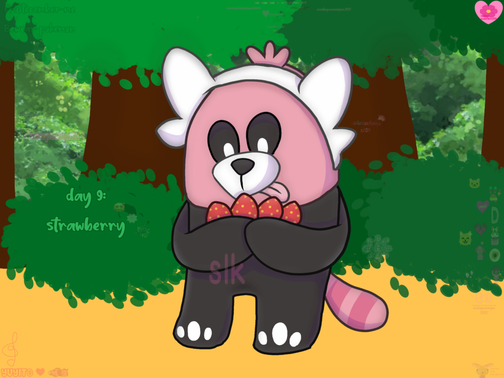 Fruitecember Day 9: strawberry