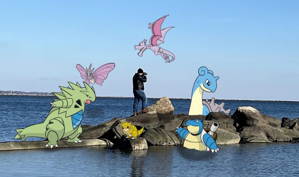 “I’m trying to enjoy the view! Fine let’s battle so you go away!”