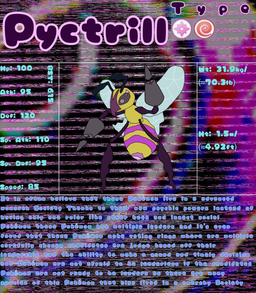 Funny regional form of Beedrill that I made