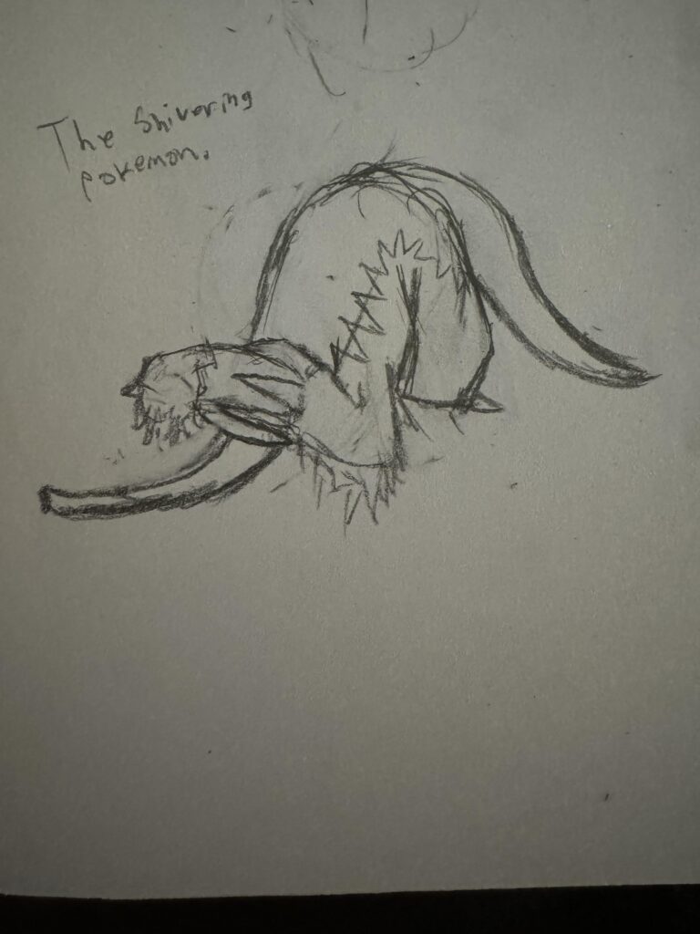 I’m working on a normal type anteater who is always scared, which is why he’s covering most of his face with the big claws. I need help with the design more. Any suggestions?