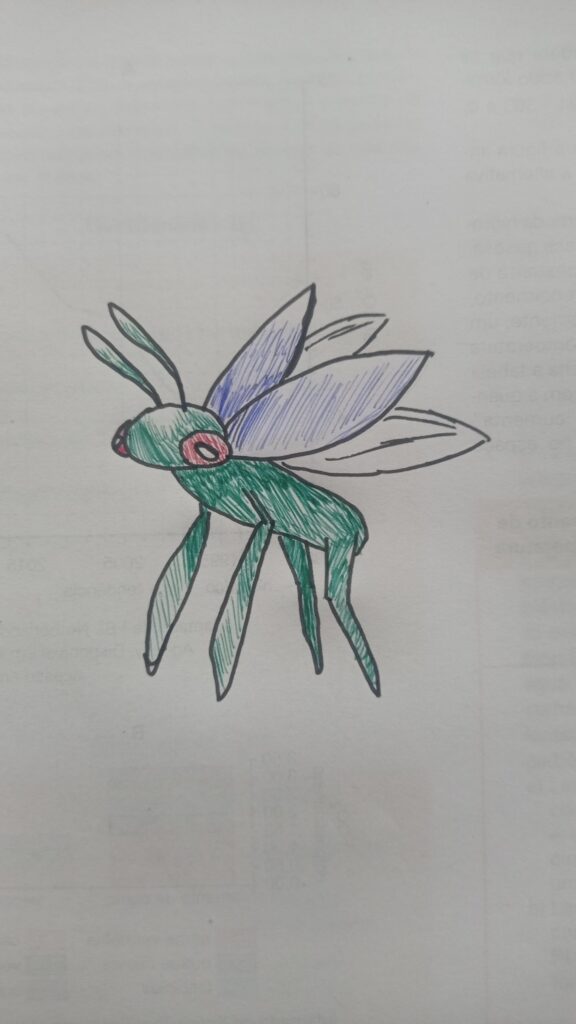 I got bored in class so I drew a Fakemon