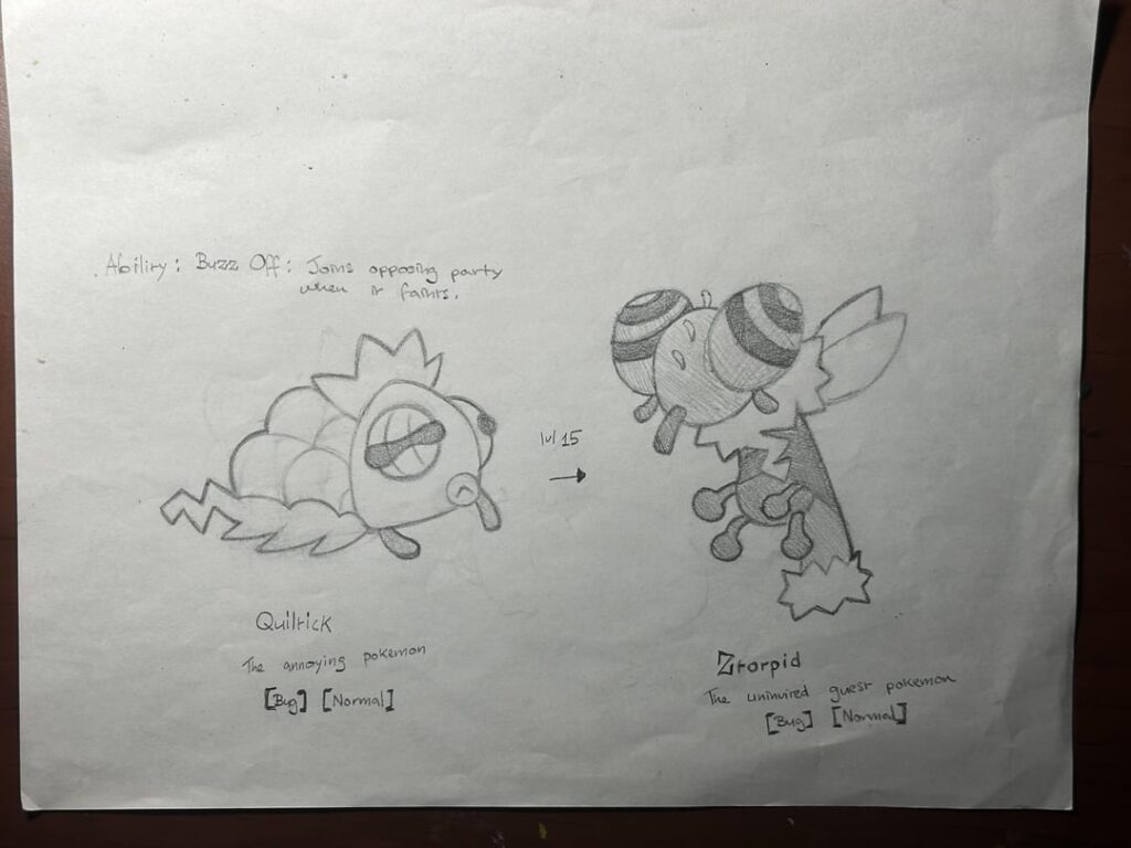 Bedbug and Housefly Fakemon