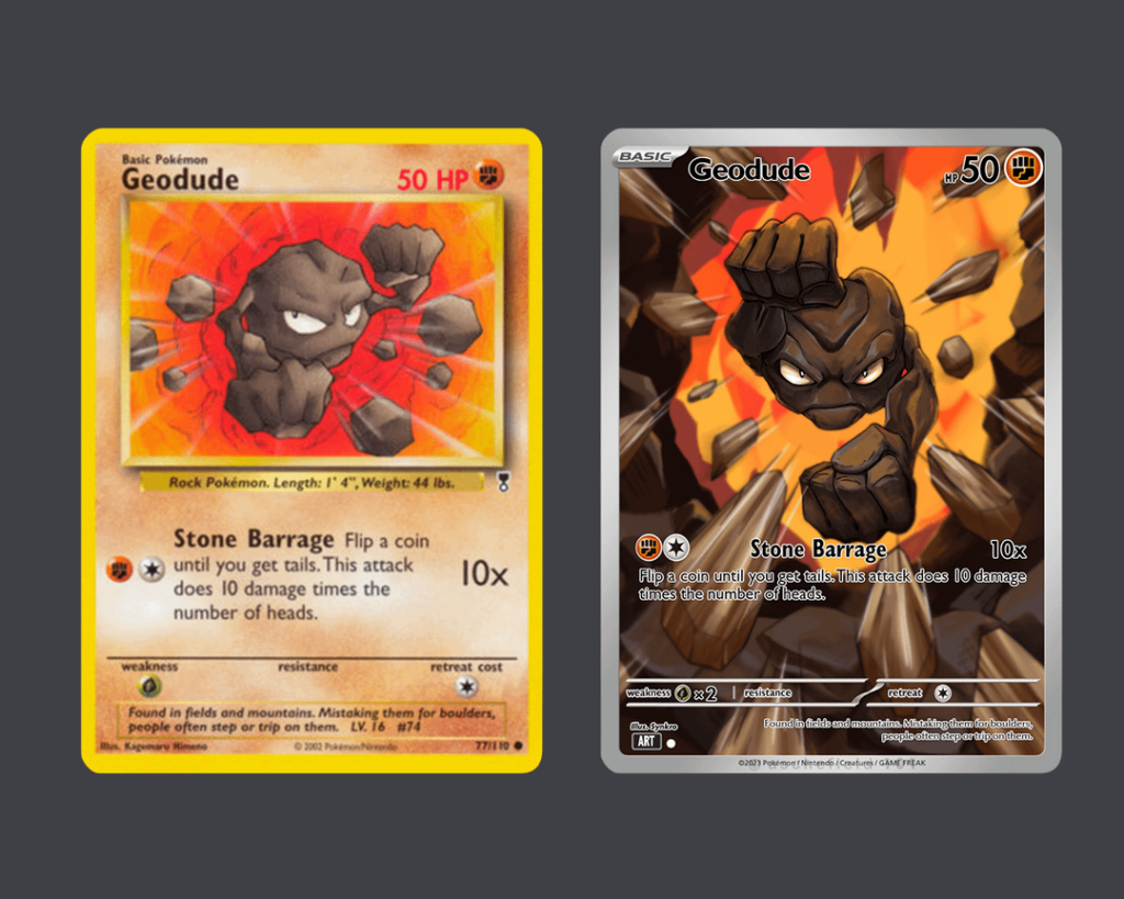 I made a tribute art to the very first card I owned around 20 years ago