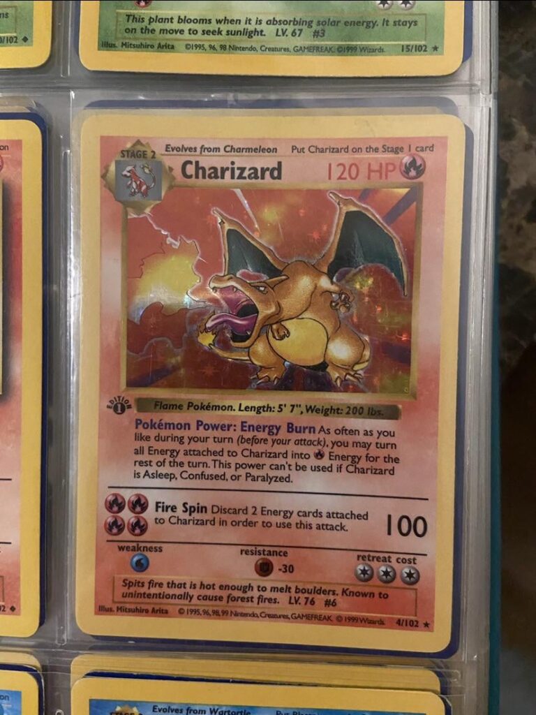 Found this Charizard 1st edition while going through my childhood card binder. What should I do with it?