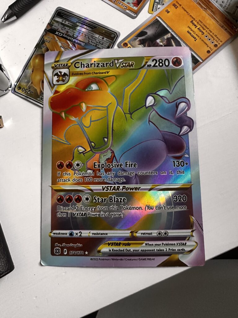 Charizard (Rainbow) Oversized?