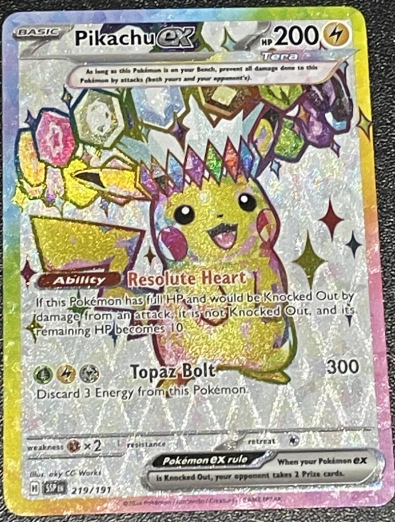 My friend gave me a pack for Christmas and I pulled this! (Sorry for the poor image quality)