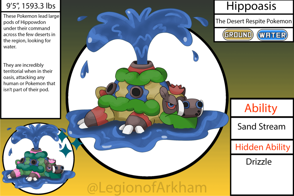 Teach Hippowdon Water Spout And You Get This Territorial Terror.