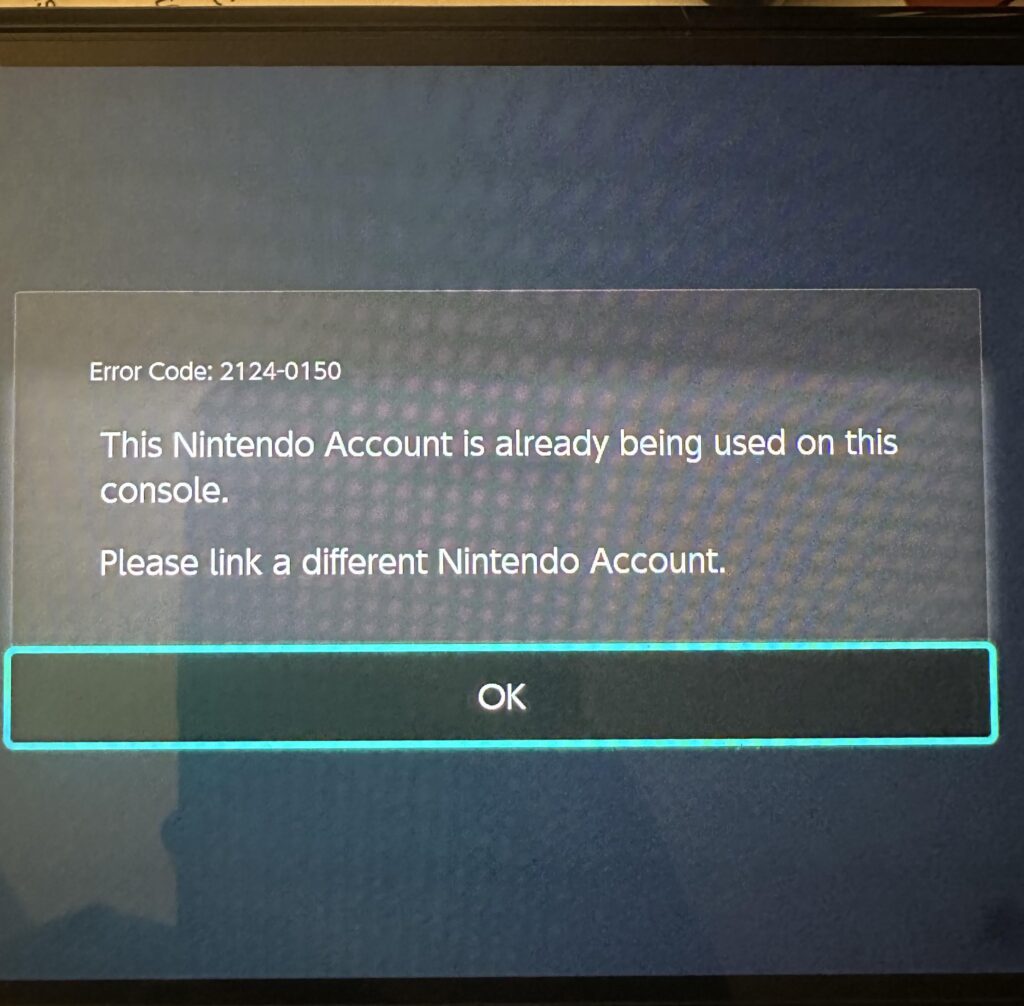 Account link frustration!