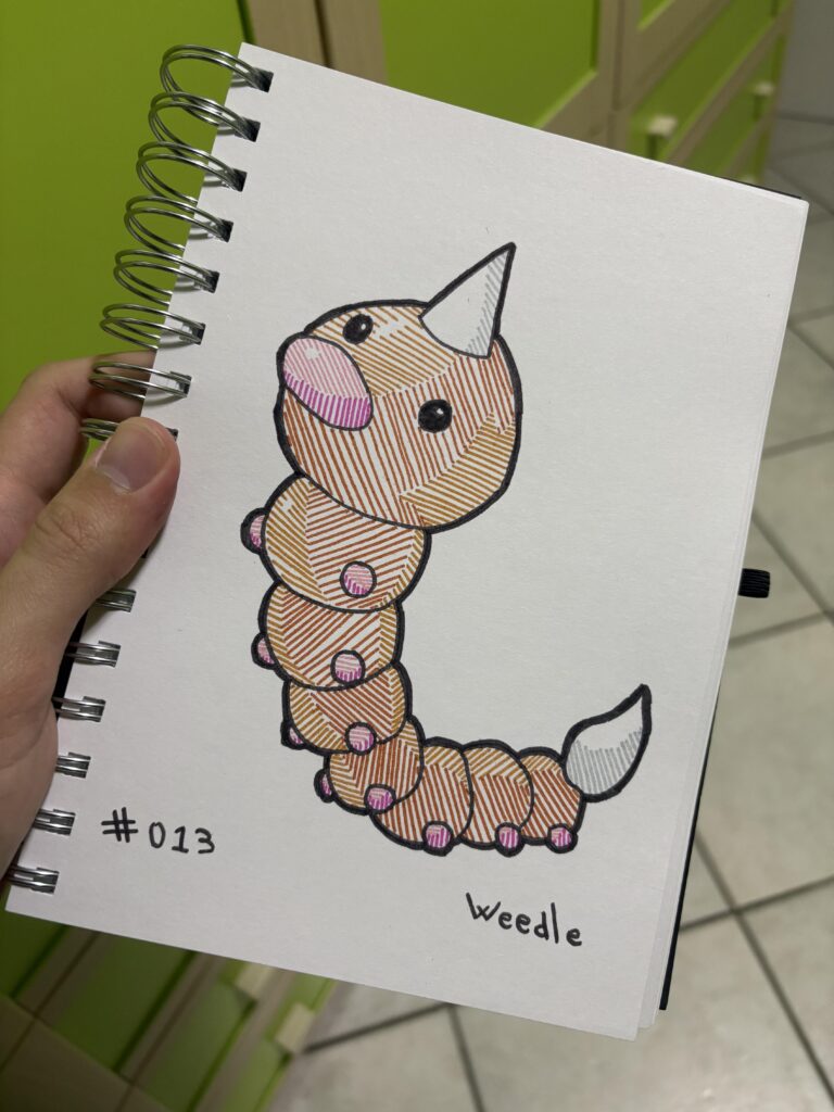 #013 Weedle - Kanto Pokédex (OC)