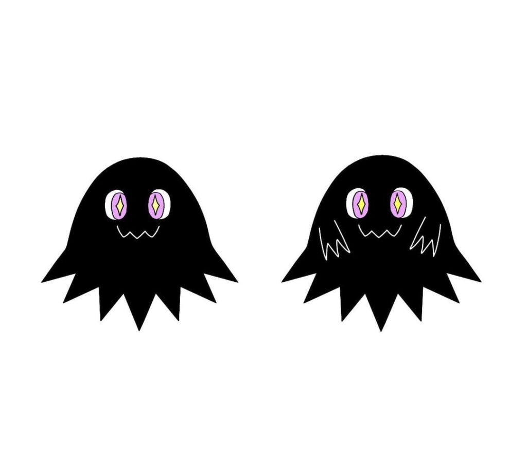 I drew what Mimikyu might look like under its disguise!