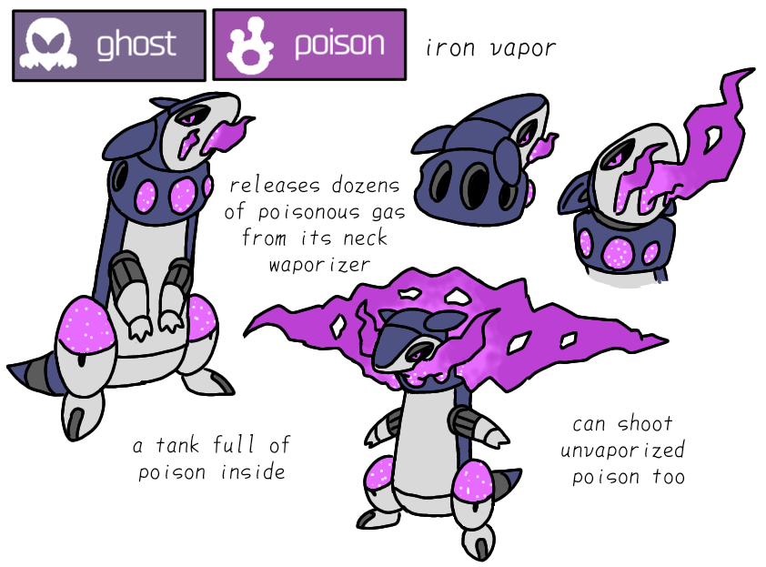 You better hold your breath if this thing is after you... because you are already ihaled a lot of poison! Meet the future paradox form of hisuean typhlosion - iron vapor! (Farado region) (check the description )